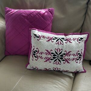 Set of 2 Decorative Throw Pillows